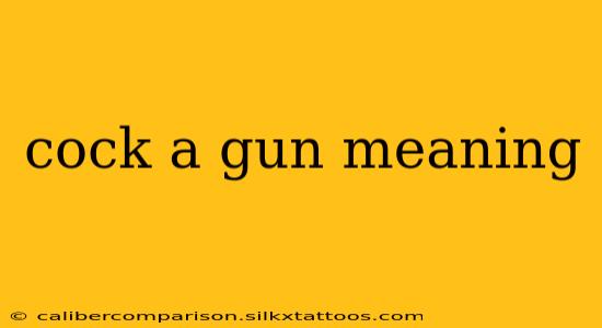 cock a gun meaning