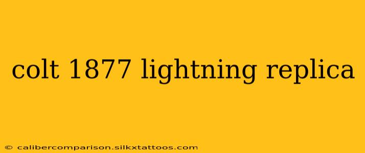 colt 1877 lightning replica