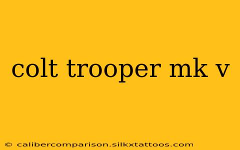 colt trooper mk v