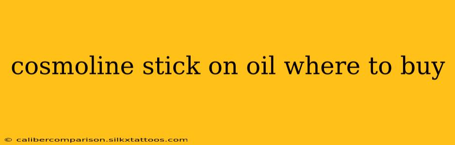 cosmoline stick on oil where to buy