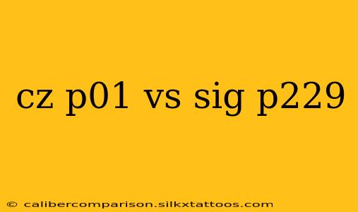 cz p01 vs sig p229