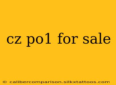 cz po1 for sale