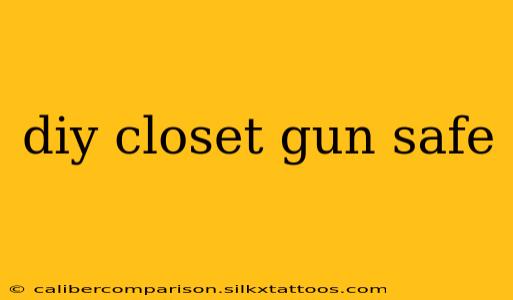 diy closet gun safe