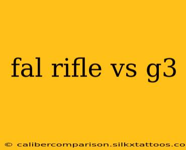 fal rifle vs g3