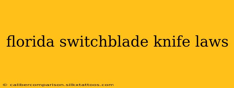 florida switchblade knife laws