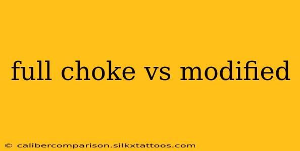 full choke vs modified