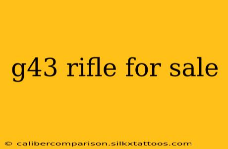 g43 rifle for sale