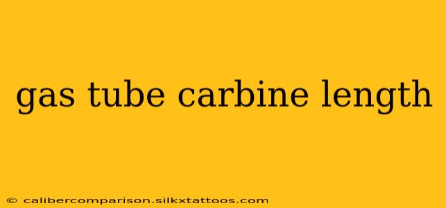 gas tube carbine length