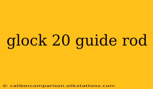 glock 20 guide rod