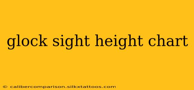 glock sight height chart