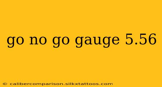 go no go gauge 5.56