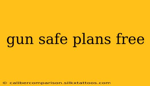 gun safe plans free