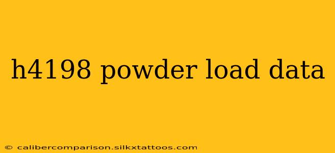 h4198 powder load data