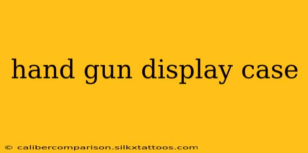 hand gun display case