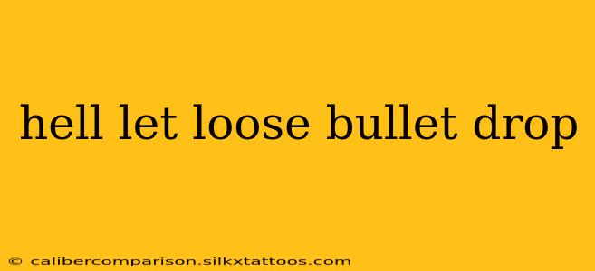 hell let loose bullet drop