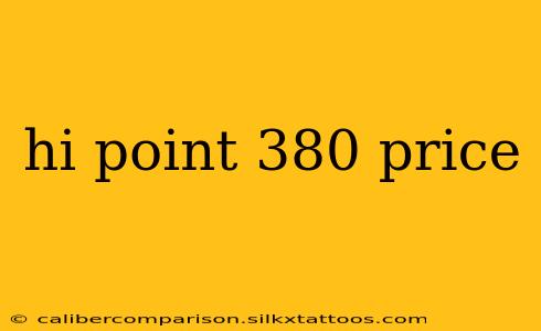 hi point 380 price