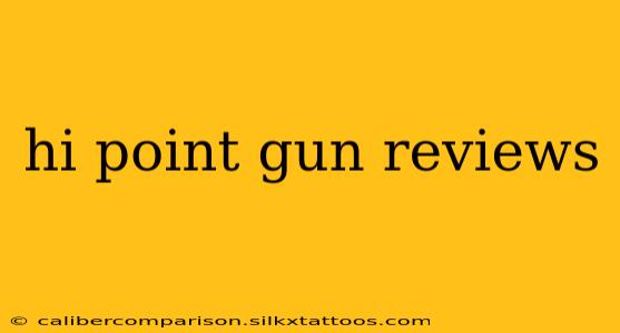 hi point gun reviews