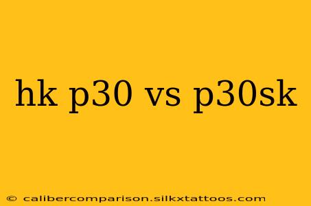 hk p30 vs p30sk