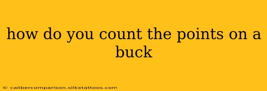 how do you count the points on a buck