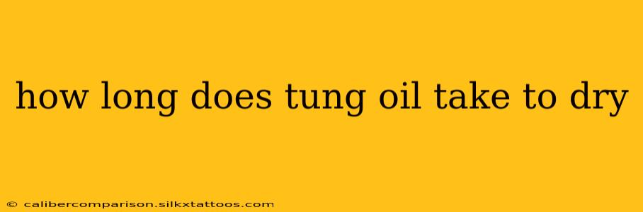 how long does tung oil take to dry