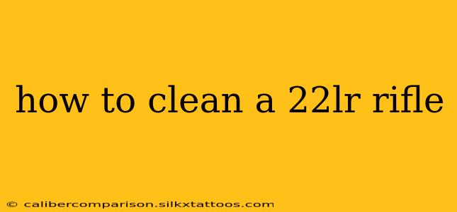 how to clean a 22lr rifle