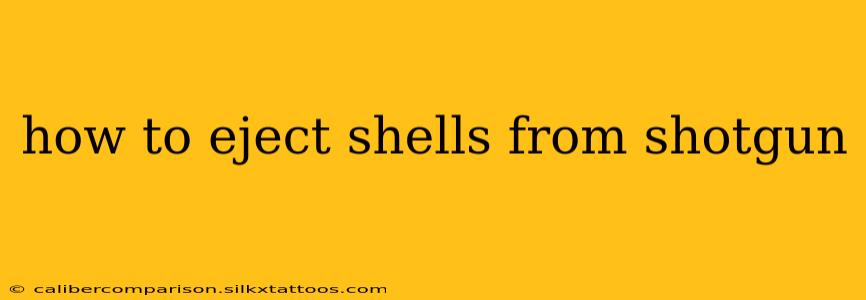 how to eject shells from shotgun