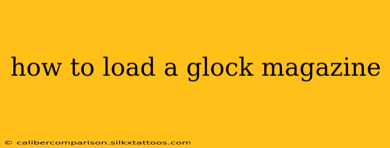 how to load a glock magazine