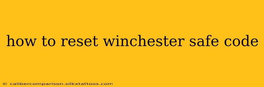 how to reset winchester safe code