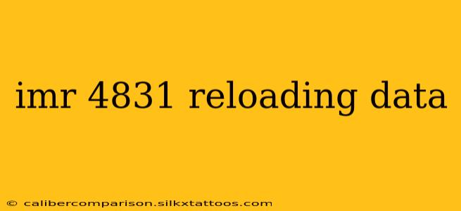 imr 4831 reloading data