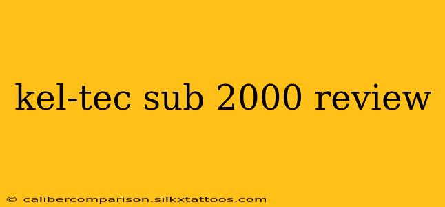 kel-tec sub 2000 review