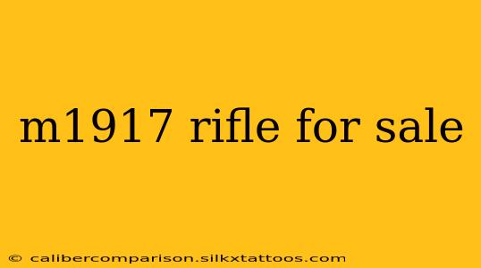 m1917 rifle for sale