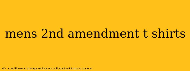 mens 2nd amendment t shirts