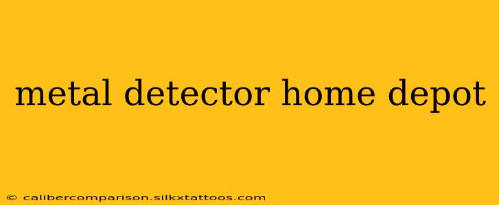 metal detector home depot