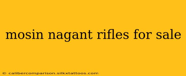 mosin nagant rifles for sale