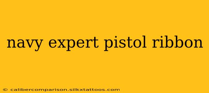 navy expert pistol ribbon