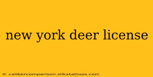 new york deer license