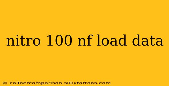 nitro 100 nf load data