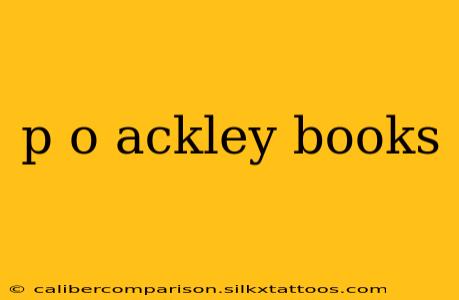 p o ackley books