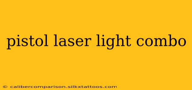 pistol laser light combo