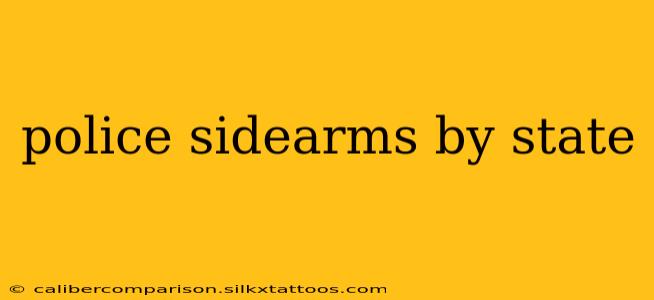 police sidearms by state