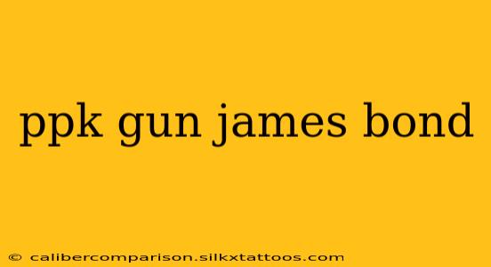 ppk gun james bond