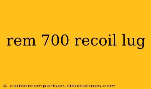 rem 700 recoil lug