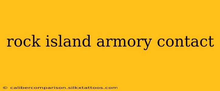 rock island armory contact