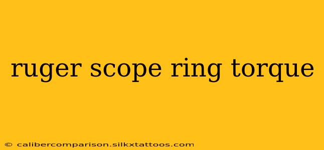 ruger scope ring torque