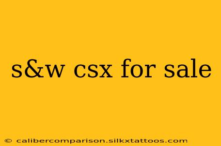 s&w csx for sale