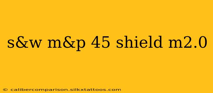 s&w m&p 45 shield m2.0