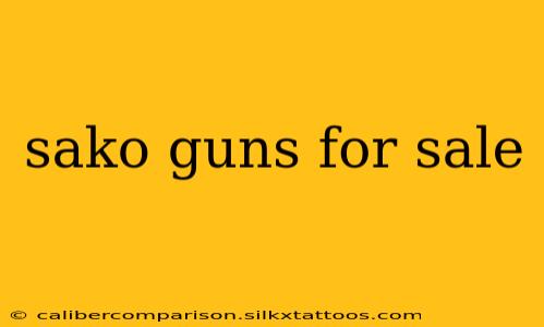 sako guns for sale