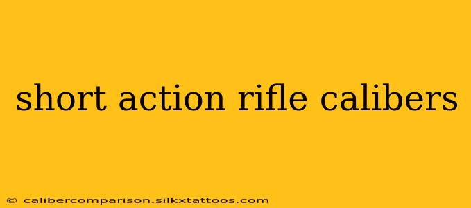 short action rifle calibers