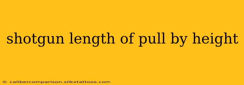 shotgun length of pull by height