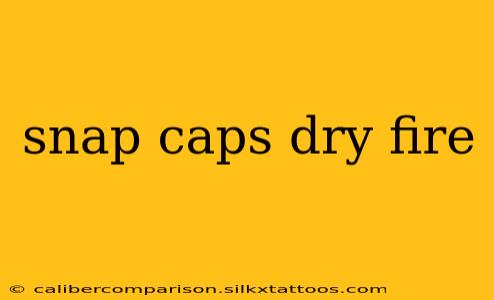 snap caps dry fire